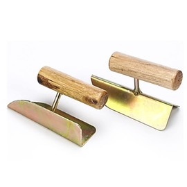 ST TS Trowel Plaster, Corner Tool, Entrance, Corners/Grooves, Wall Painting, Diatomaceous Earth, Plaster, Mortar, Construction Tools Set of 2