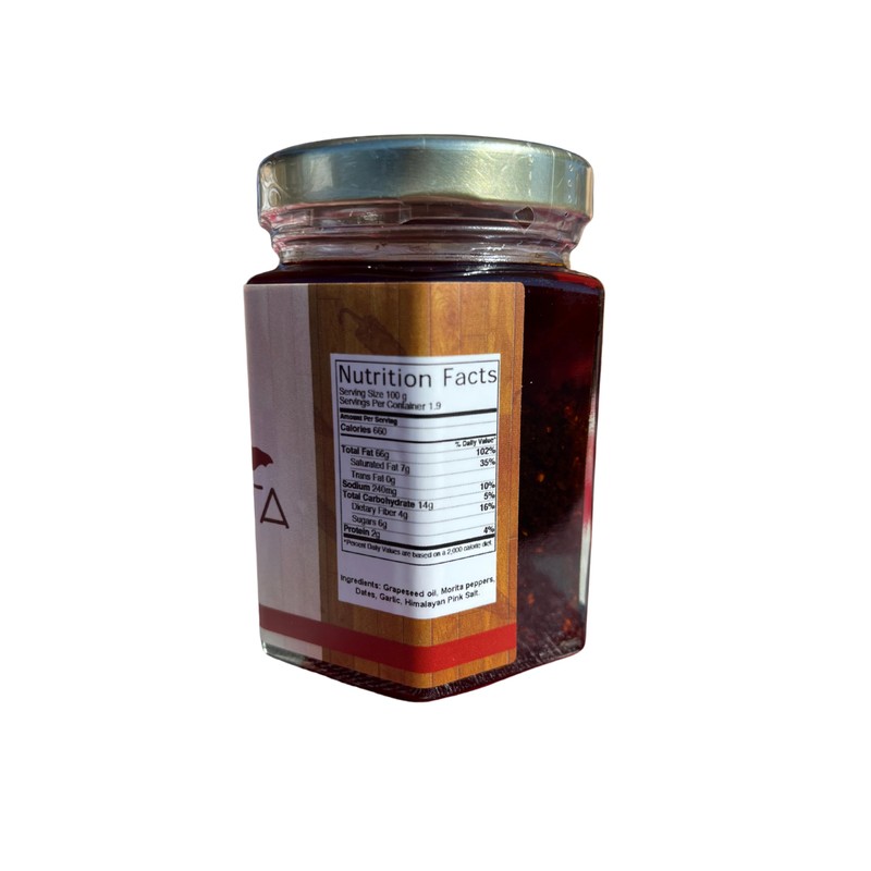 Morelita Salsa Gourmet, Grapeseed Oil Based Salsa with Morita Peppers