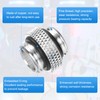 sourcing map 2pcs Water Cooling Adapter G1/4" Thread Male to