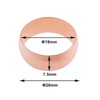 EMSea 10 Pieces 18mm Copper Compression Sleeves for 18mm Pipes