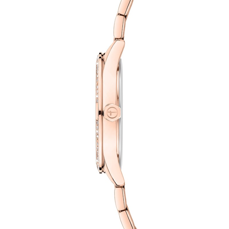 Tamaris Damen analog Quarz Uhr mit Edelstahl Armband TT-0102-MQ