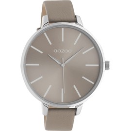 Oozoo Timepieces Women's Watch – Women's Watch – High-Quality Watch for Women – Elegant Analogue Women's Watch in Round, taupe, Minimalist