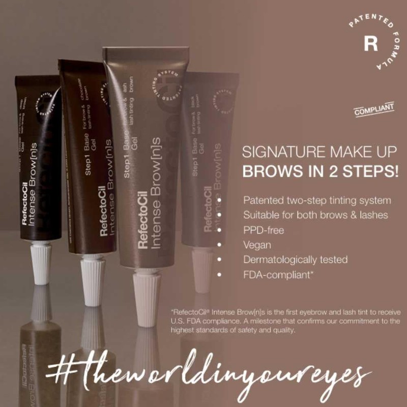 Refectocil Intense Brow[n]s Base Gel - Black Brown 15ml