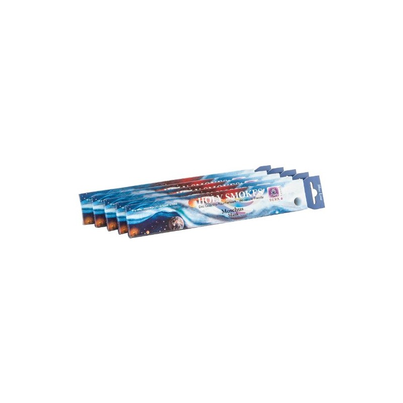 Berk HS-25-P5 Incense Sticks 5 x Musk Blue Line