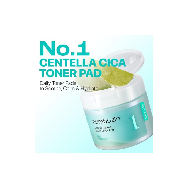 No.1 Centella Re-Leaf Green Toner Pad