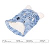 Dog Jean Coat Warm Cold Weather Plush Denim Pet Jacket