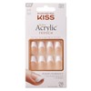 Kiss Salon Acrylic French 28 Count Medium Length Tapered (Pack