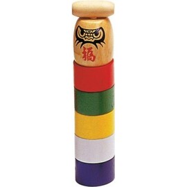 Bamboo Workshop Hanabusa Daruma Drop, Medium, 7 inch