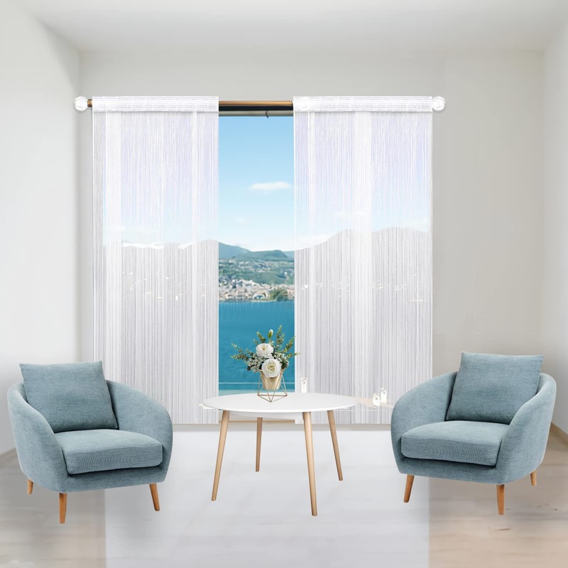 Thboxes String Door Curtains, Fly Screens for Doors, Hanging Curtain