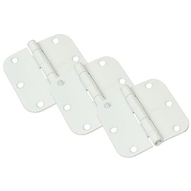 National Hardware N830-337 Door Hinge, 3.5-Inch, White, 3-Pack
