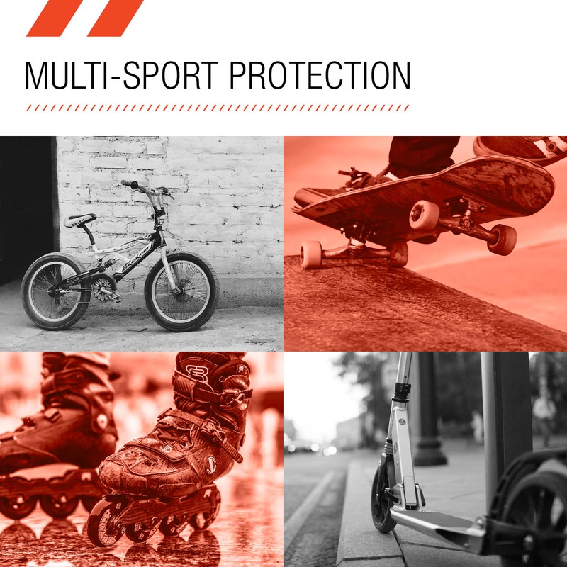 80SIX Triple Certified Multisport Helmet - Ideal for Bike, Scooter,