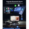 AX2V 7" HD Apple Carplay Screen for Car，2-in-1 Wireless CarPlay