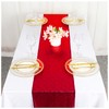 WISPET Red Sequin Table Runner 12 X 108 Inch Pack