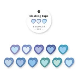 Washi Tape Corazon Sticker Scrapbook Papeleria Bonita 1 Roll