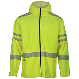 Arborwear Men's 820629 Dripline Hooded Jacket HVSA C3, Hi-Viz Yellow - L