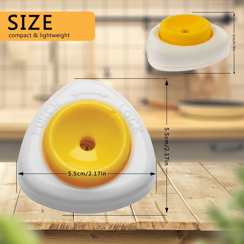 ieron Egg Opener Tool Hole Puncher, Semi-Automatic Kitchen Bar Cooking