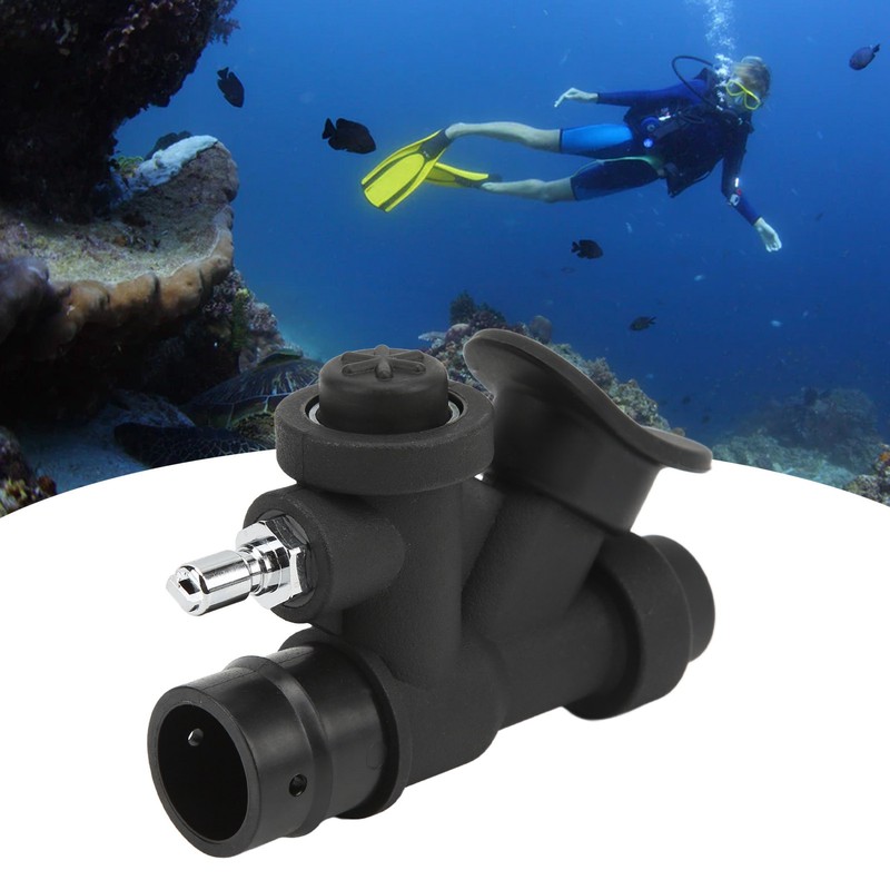 Scuba Diving Universal 45 Degree Oral Power Inflator K Shaped