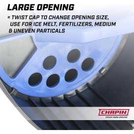 Chapin International 8740A: 64-Ounce Black Poly Hand Shaker Spreader for Turf, Fertilizer