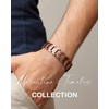 Feraco Feraco Men's Copper Magnetic Bracelet Elegant 99.99% Solid Copper