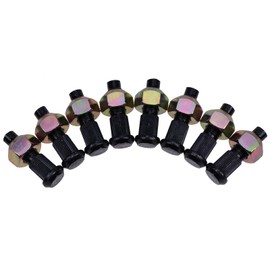 Solarhome New 8X Rim Lug Wheel Nut 6564669 & 8X Rim Stud Wheel Bolt 6709170 Set fits Bobcat 751 753 763 773 863 873 883 863 S150 S160 S175 S185
