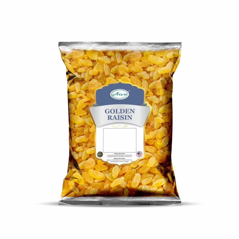 Aiva Golden California Raisins (2 LB) – Naturally Sweet Dried