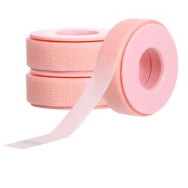 Self Eyelash Perm 3 Rolls Pink Eyelash Perm Self Hypoallergenic Eye Protection Pad Easy DIY Eyelash Fastening Tape Breathable Soft Thick Beauty Item