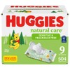 Huggies Natural Care Sensitive Baby Wipes, Unscented, Hypoallergenic, 99% Purified