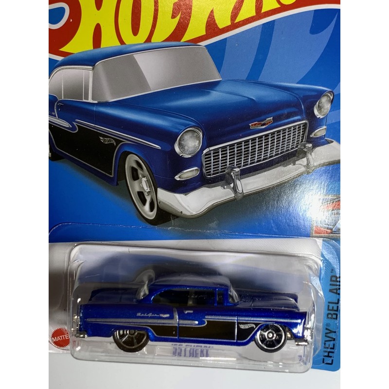 DieCast Hot Wheels '55 Chevy, Chevy Bel Air 1/5 [Azul]