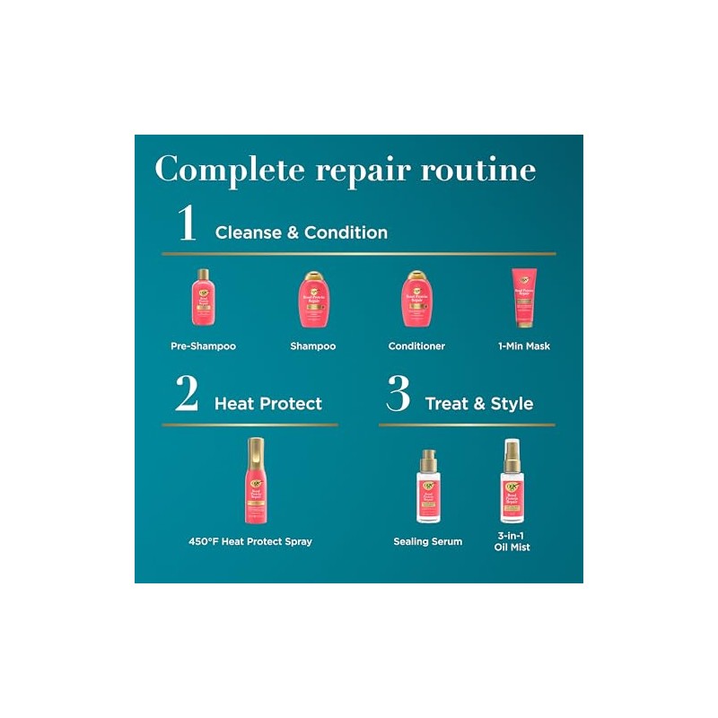 OGX, Serum BOND REPAIR All In One, 80% Cabello más