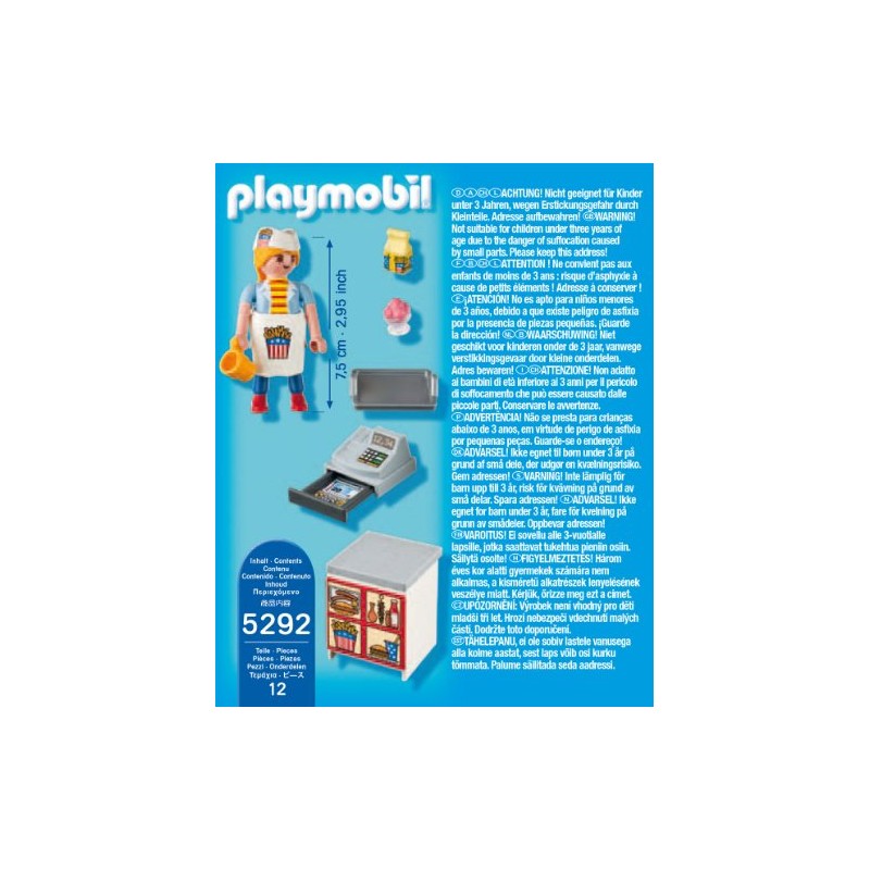 PLAYMOBIL 5292 Serviererin mit Kasse