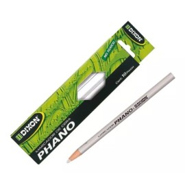 Dixon Marcador  De Cera  Dixon Phano  Caja Con 10 Pz   Blanco