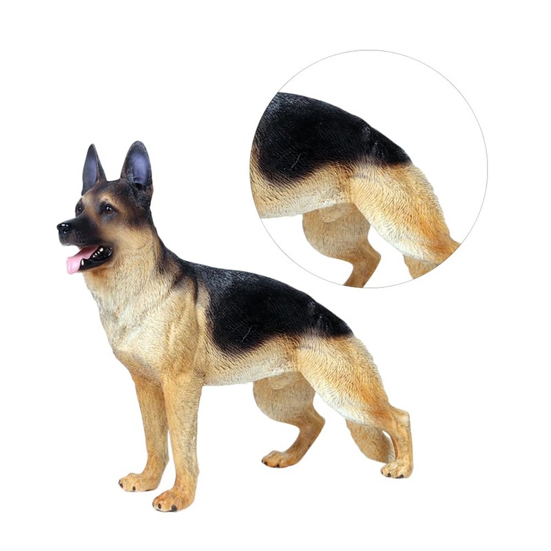 Artificial Shepherd Model Plastic Dog Figure Micro Landscape Simulation Dog