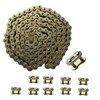 LKSM Gold 420 Motorcycle Chain 132 Link Standard with Chain