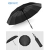 12 Ribs Reinforced Large Umbrella, Folding Umbrella, One-touch Automatic Opening/Closing