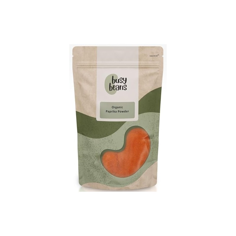 Organic Paprika Powder - Certified Organic - by Busy Beans