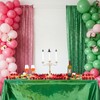 FineCheer 48 Pcs Witch Party Decor Green Include Holographic Tablecloth