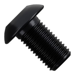 M5 (5mm x 12mm) Black Zinc Flake 10.9 Button Head Screws Allen Socket Bolts Screws (Pack of 20)