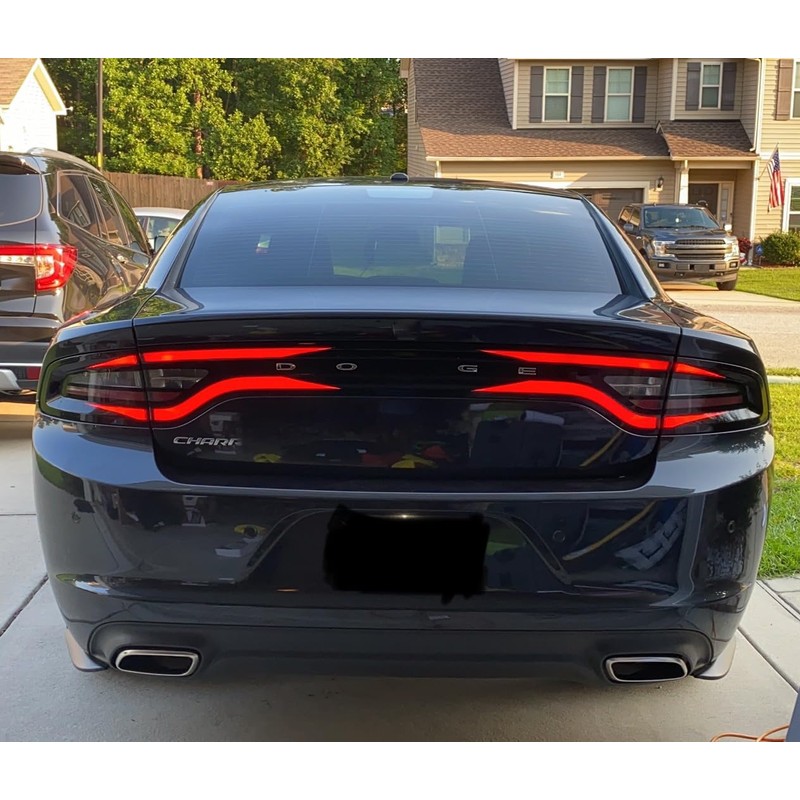 2pcs Tail Light Tint for Dodge Charger 2015-2024, Exterior Accessories,