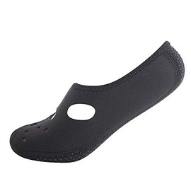 Boolavard Water Sports Shoes Barefoot Quick Drying Aqua Yoga Socks Slip-On for Men Women Children, Upper with black hole