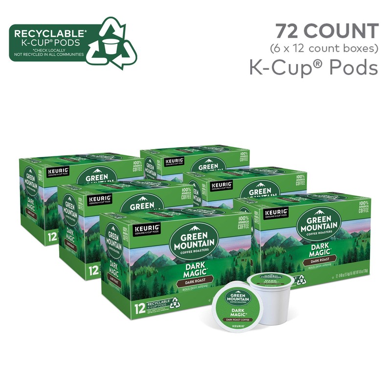Green Mountain Coffee Roasters Dark Magic Keurig Single-Serve K-Cup Pods,