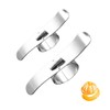 2Pcs Stainless Steel Orange Peeler, Jagowa Citrus Fruit Peeler Peeling