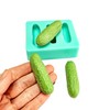 Pickles silicone mold 3 cavity pickles silicone mold Small cucumbers