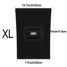 Soft Sport Arm Sleeve Heart Rate Monitor Accessory For WHOOP 4.0 and WHOOP 5.0, Comfortable Nylon Bicep Wear for WHOOP 5.0 (XL)