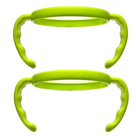 Bottle Handles Grip Compatible with Comotomo Silicone Baby Bottle Gen 2 (2 Count, Green)