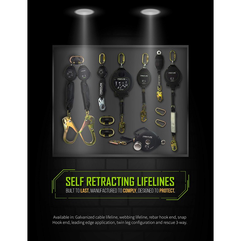 Frontline Fall Protection RPW061S Web Single Leg 6ft SRL with