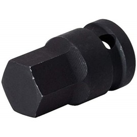 KS Tools 150.1709 Drive shaft bit socket hex, 1/2", 17mm