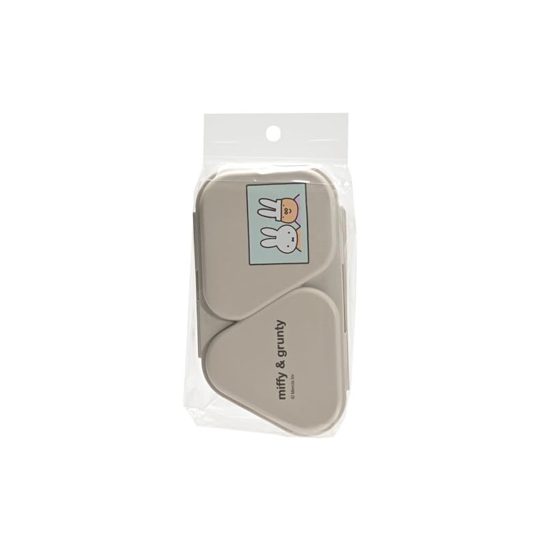 Kutsuwa MF841 Miffy & Grunty Rice Ball Side Dish Case,