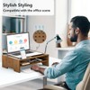 Monitor Stand Riser with Storage Organizer Desktop with Cooling Holes