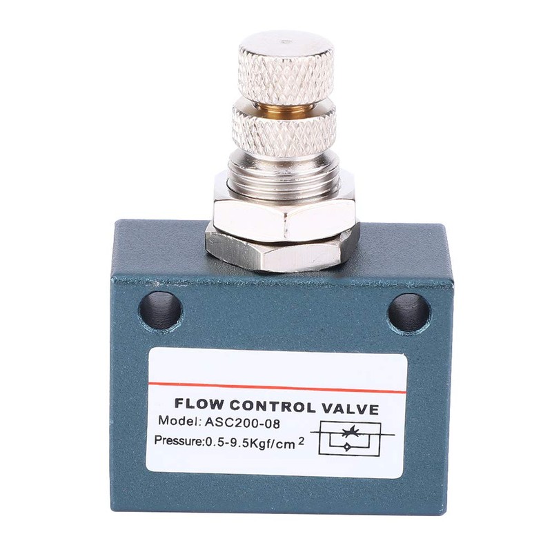 G1/4 Air Flow Control Valve, ASC200 08 Aluminium Alloy Throttle