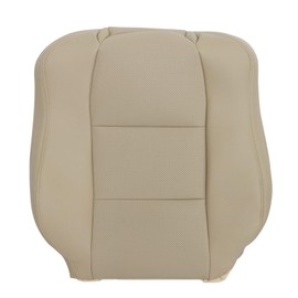 NLQR Front Driver & Passenger Bottom & Top Lean Back Replacement Perforated Seat Covers Tan Microfiber Leather Compatible with Acura TL 2005 2006 2007 2008